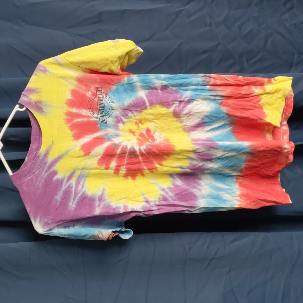 Novelty Tie Dye Nashville TN Tee shirt